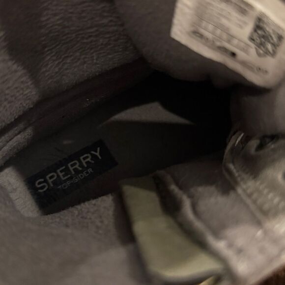 Sperry Black & Gray Saltwater Topsider Waterproof Rain Ankle Boot - Picture 9 of 9